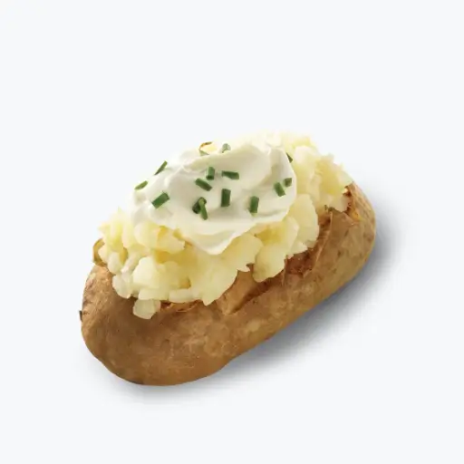 Wendy's Sour Cream and Chive Baked Potato price, calories and nutritional information 2024 and 2025