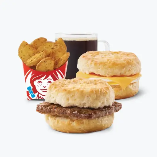 Wendy's Breakfast Biggie Bundle price and calories 2024