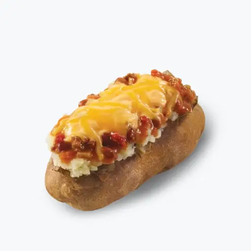 Wendy's Chili & Cheese Baked Potato price, calories, and nutritional information 2024 and 2025