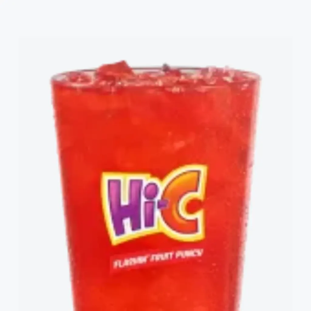 Wendy's Hi-C Flashin’ Fruit Punch price and calories information 2024 and 2025