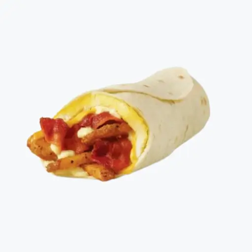 Wendy's bacon breakfast burrito price and calories, nutritional facts