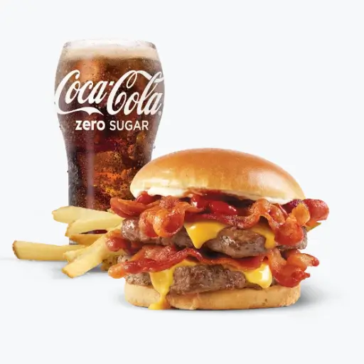 Wendy's Baconator combo price and calories information 2024