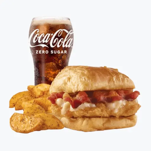 wendy's maple bacon chicken croissant combo price