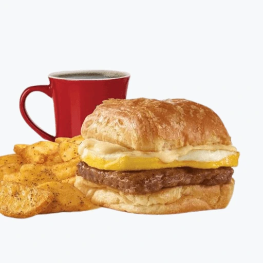 Wendy's Sausage, Egg & Swiss Croissant Combo prices